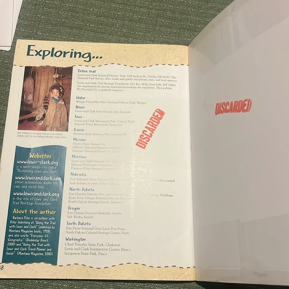 Going Along with Lewis and Clark by Barbara Fifer EUC
